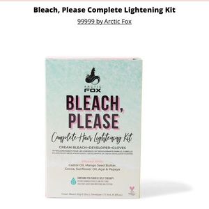 Brand new hair bleach